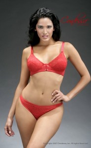 Cassandra Lace Bikini Set in RED