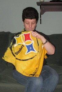 Steelers Poncho - Perfect for pregnancy, breastfeeding or just looking fabulous!