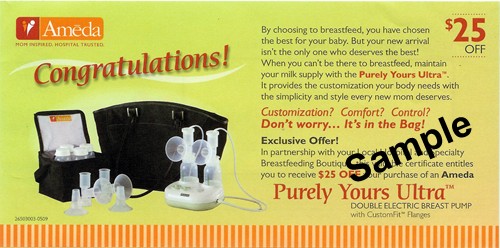 Ameda Purely Yours Ultra Coupon
