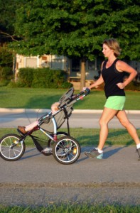 Exercising with baby